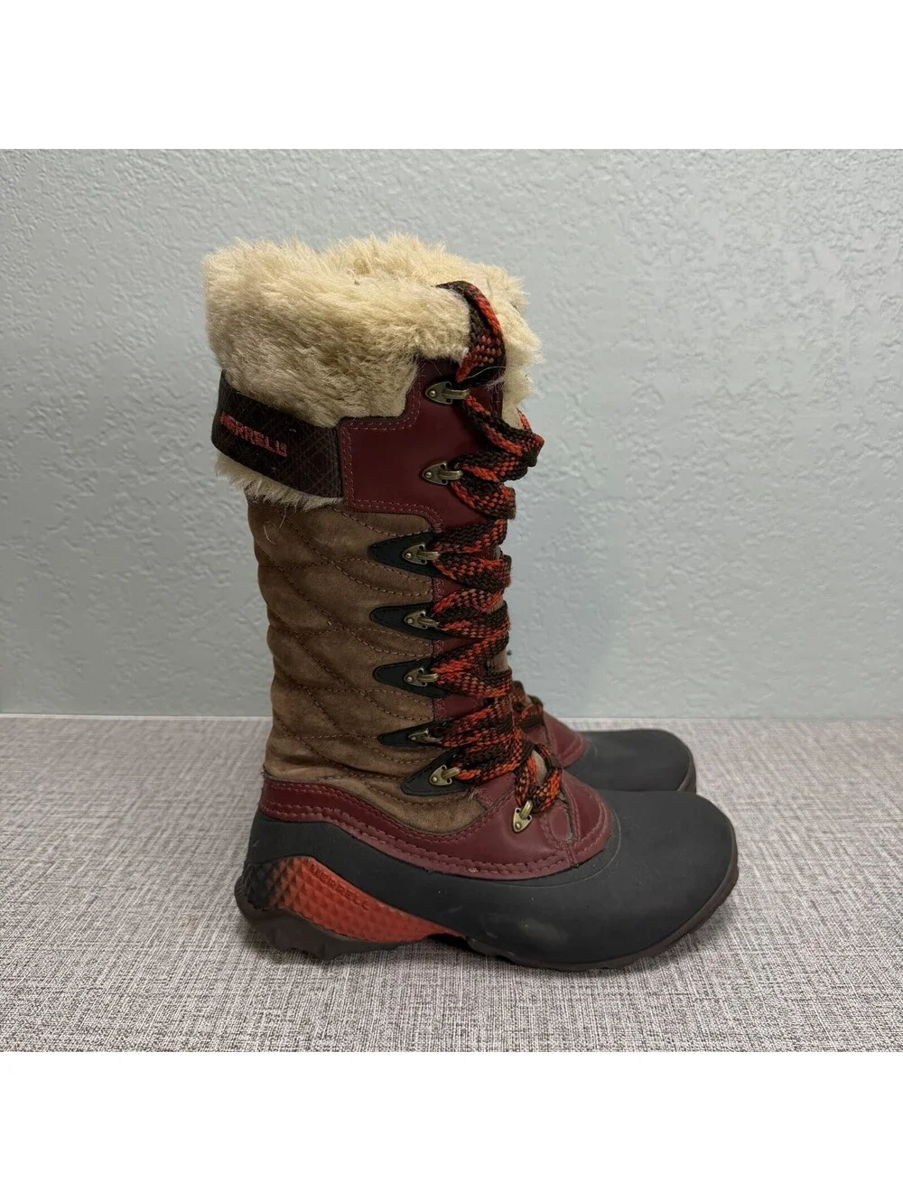 MERRELL Boots Womens Sz 5 Winterbelle Tall Performance Waterproof Insulated